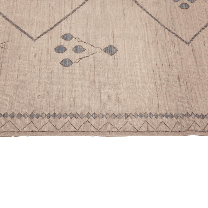 Ivory Zameen Traditional Wool Rug - 8'5" x 9'8"