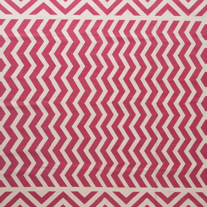 Pink Flatweave Wool Rug - 7'1" x 9'1" Default Title