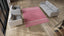 Pink Flatweave Wool Rug - 7'1" x 9'1"