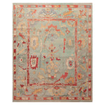 Blue & Red Traditional Wool Rug - 7'10" x 9'9"