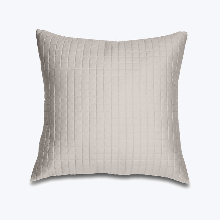 Masaccio Quilted Sham Euro / Pearl