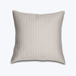 Masaccio Quilted Sham Euro / Pearl
