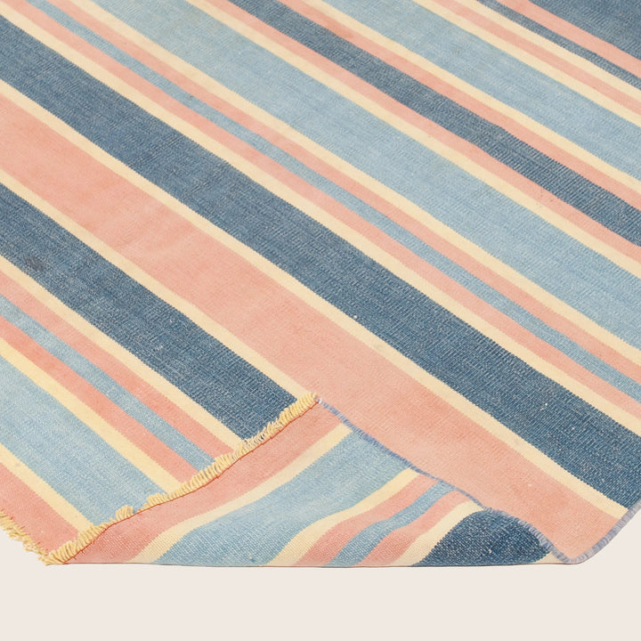 Multi Flatweave Cotton Rug - 6'6" x 14'