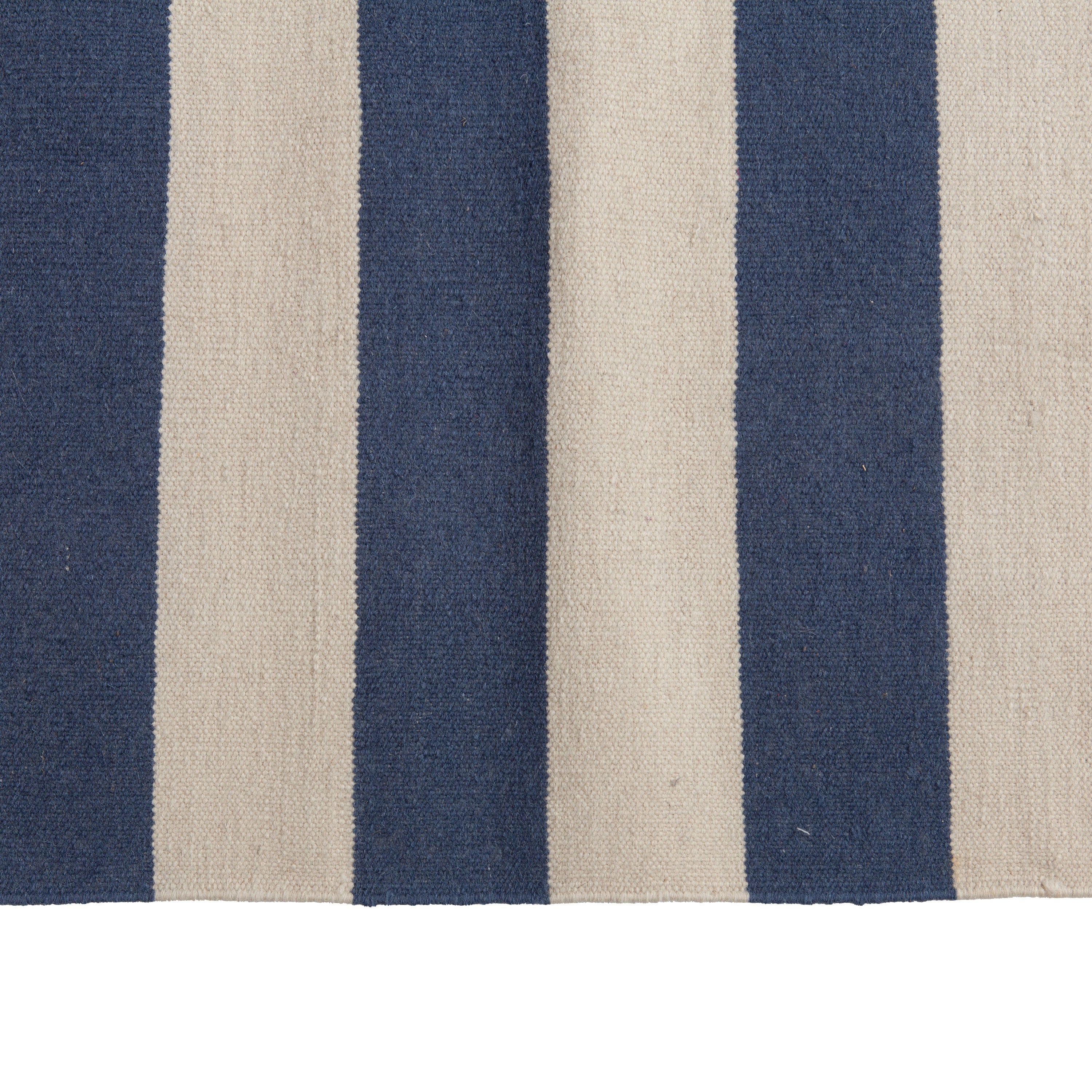 Blue Flatweave Wool Rug - 7'6" x 9'6" Default Title