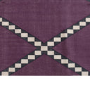 Purple Diamond Flatweave Cotton Rug - 8'1" x 11'1" Default Title