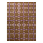 Purple Geometric Flatweave Cotton Rug - 8'1" x 11'1" Default Title