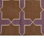 Purple Geometric Flatweave Cotton Rug - 8'1" x 11'1" Default Title