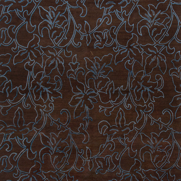 Black Modern Wool Silk Blend Rug - 10' x 14'4" Default Title