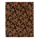 Brown Modern Wool Silk Blend Rug - 8'3" x 9'11" Default Title
