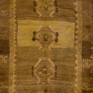 Brown Vintage Overdyed Wool Runner - 5'1" x 14'11" Default Title - hover