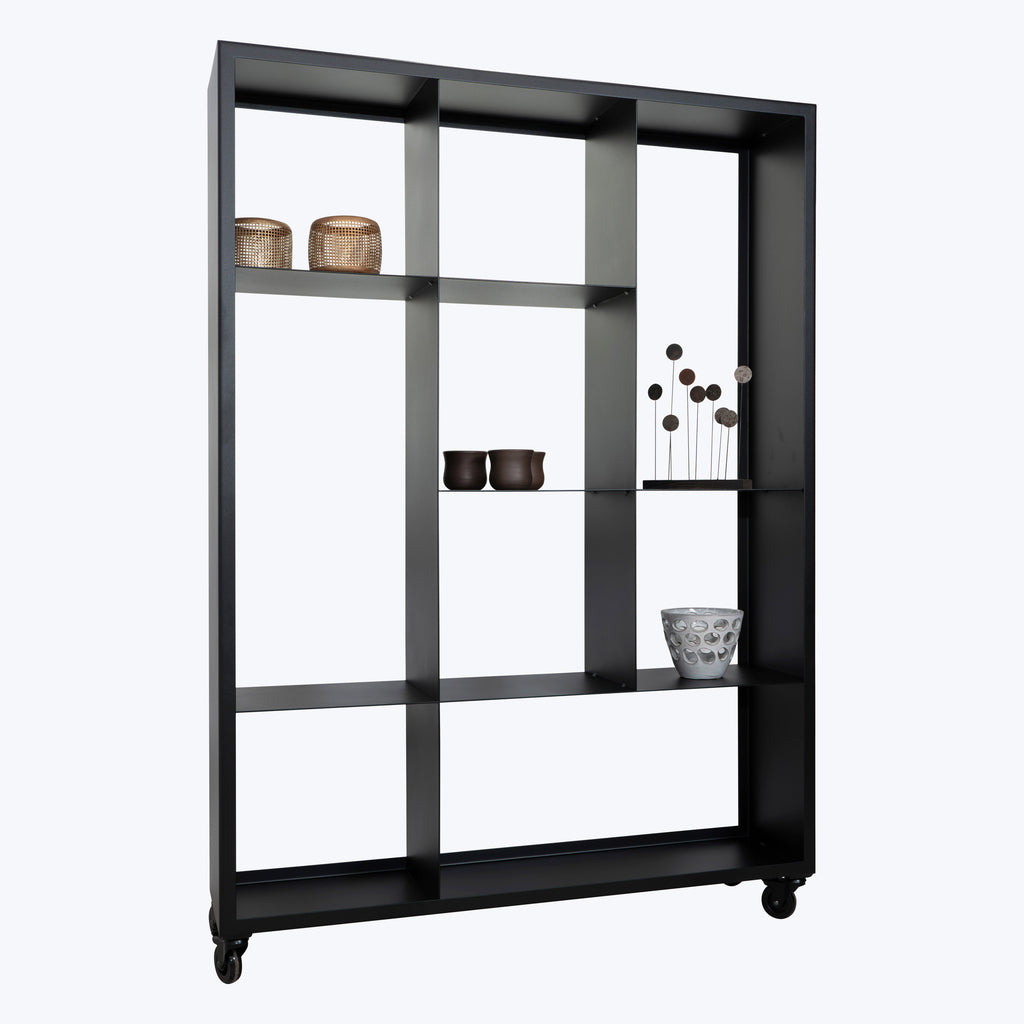 Flatiron Rolling Bookcase