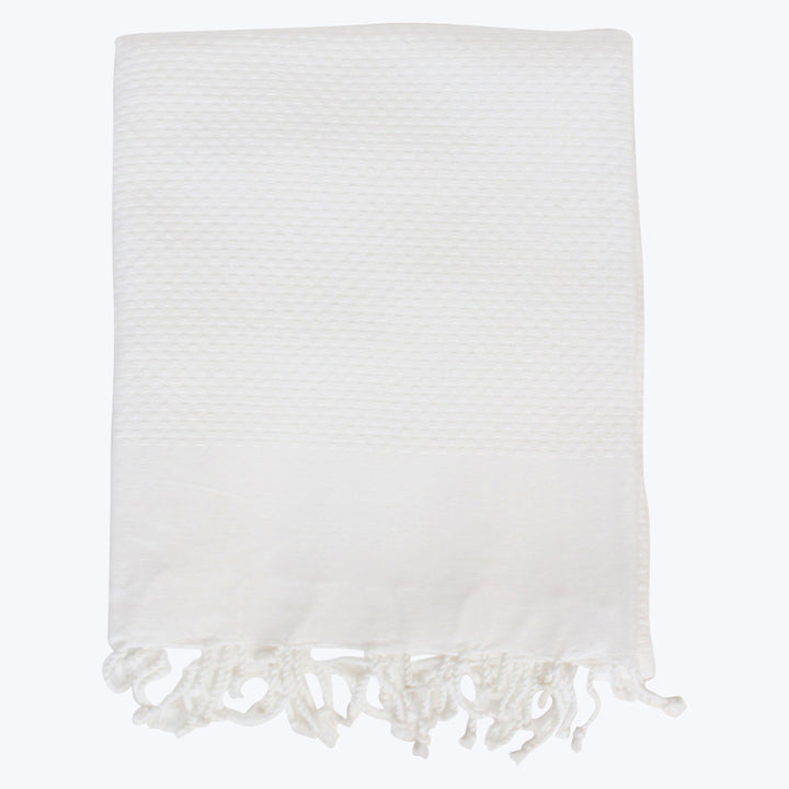 Solid Fouta Towel White