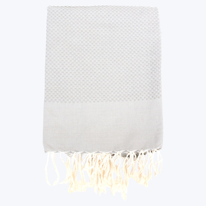 Solid Fouta Towel Pearl Grey