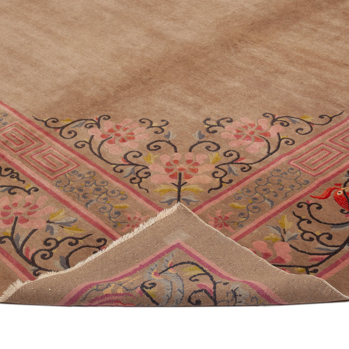 Red Vintage Traditional Wool Rug - 11'4" x 20'10"