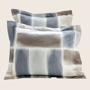 Gouache Duvet & Shams, Blue Pillow Sham / Standard