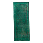 Green Overdyed Wool Rug - 5'10" x 14'5" Default Title