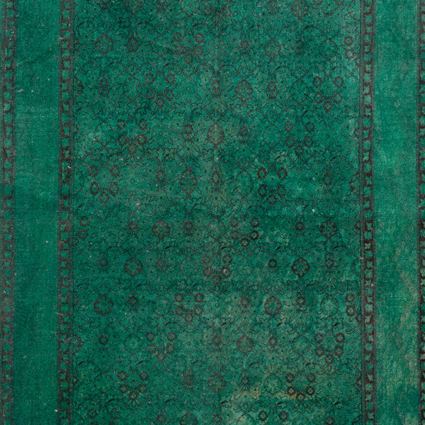 Green Overdyed Wool Rug - 5'10" x 14'5" Default Title