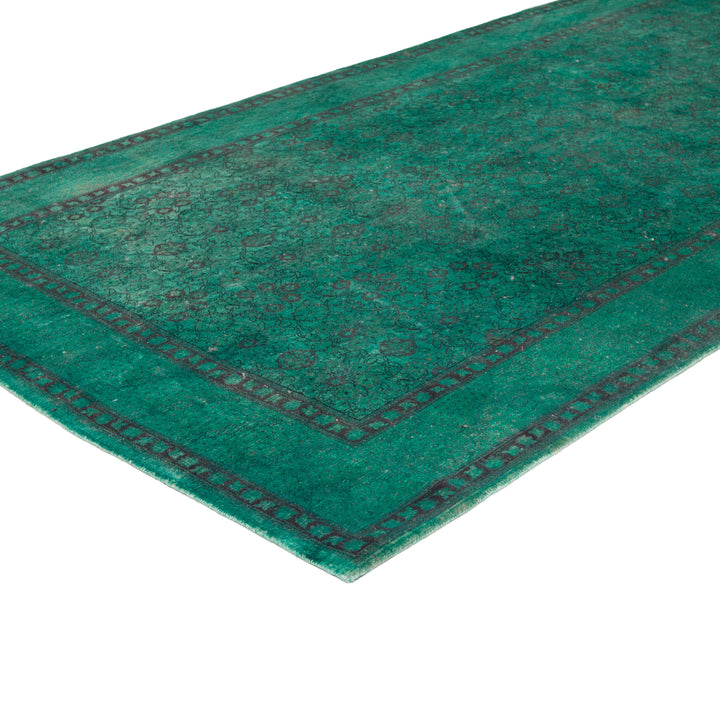 Green Overdyed Wool Rug - 5'10" x 14'5" Default Title