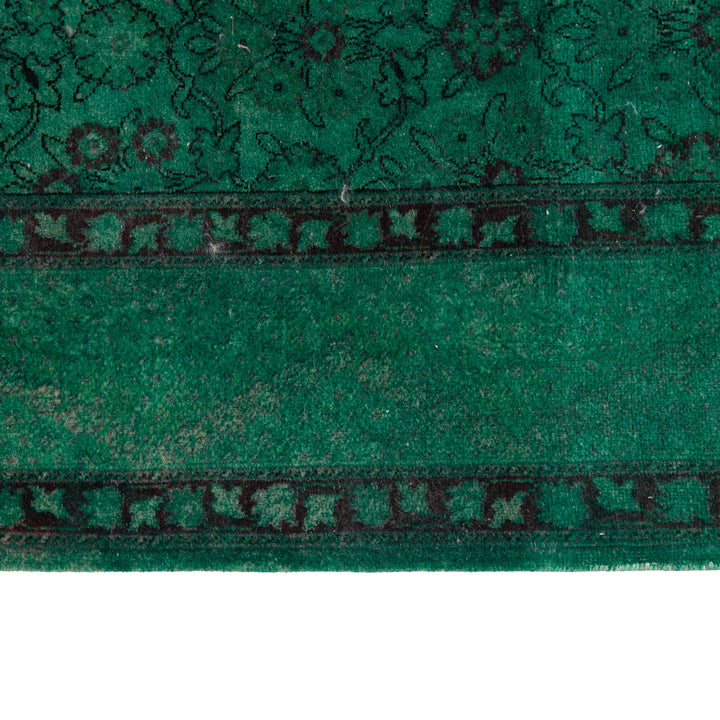 Green Overdyed Wool Rug - 5'10" x 14'5" Default Title