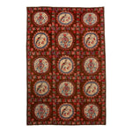 Red Vintage Traditional Wool Rug - 10'4" x 15'9"