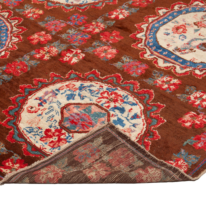 Red Vintage Traditional Wool Rug - 10'4" x 15'9"