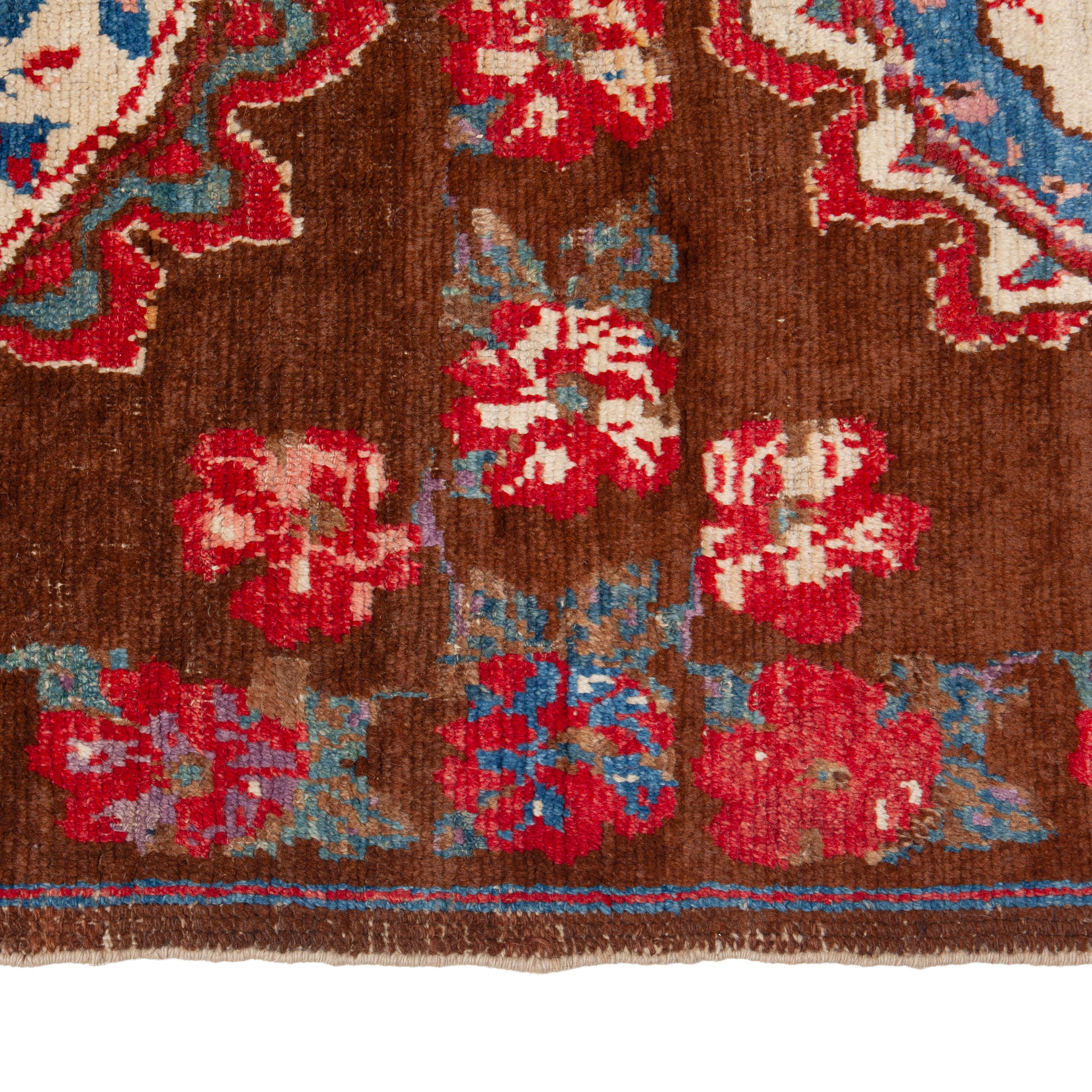 Red Vintage Traditional Wool Rug - 10'4" x 15'9"