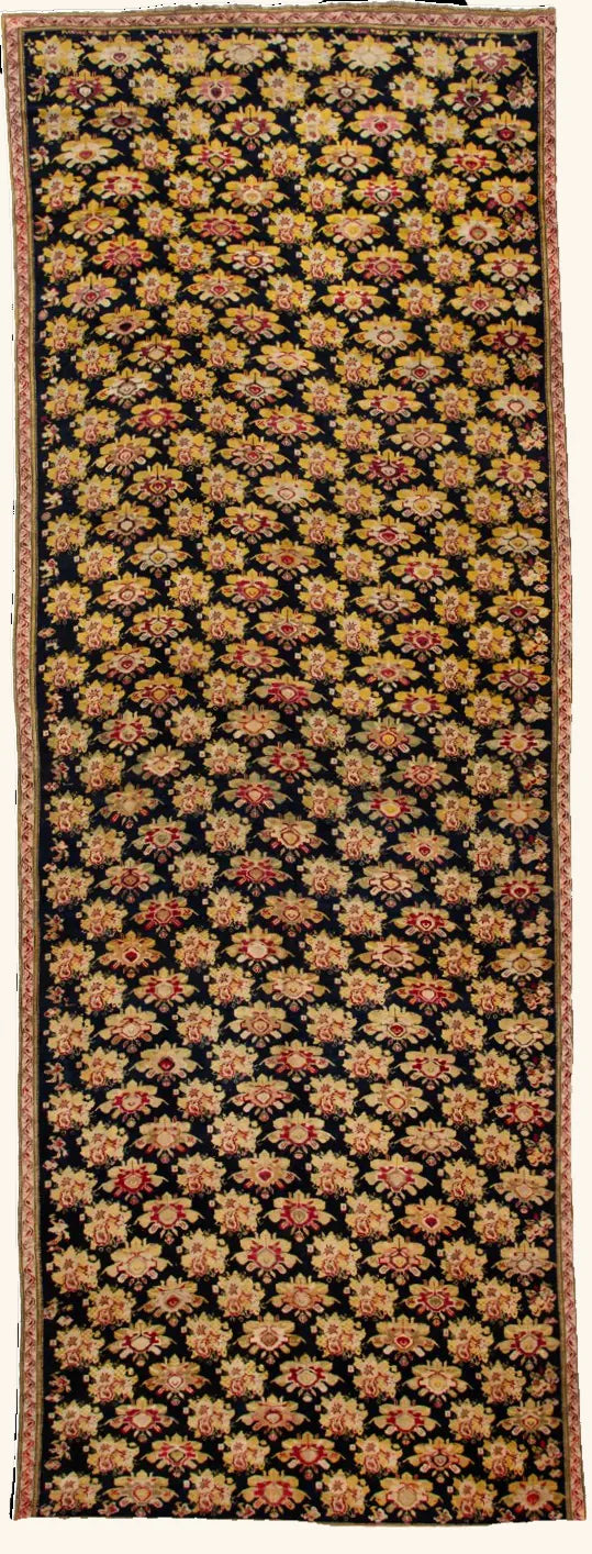 Multicolored Traditional Wool Rug - 6'11" x 19'