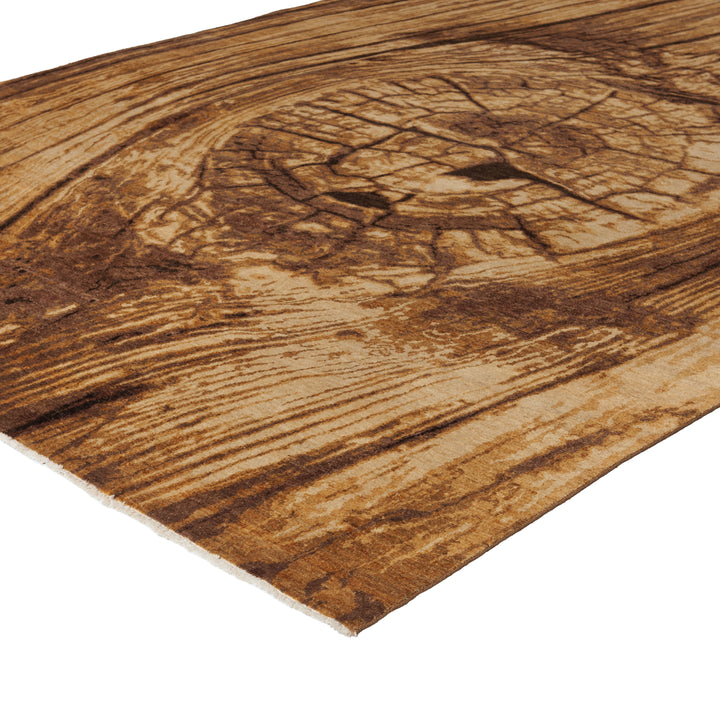 Beige Modern Wool Rug - 7'10" x 10' Default Title