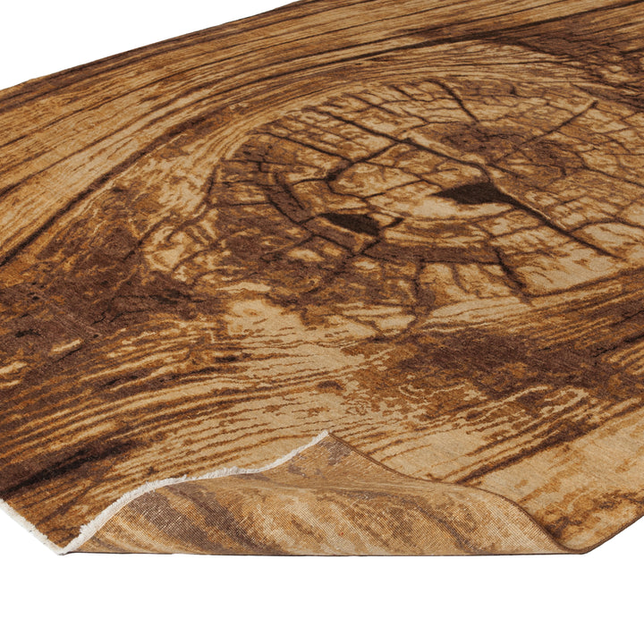 Beige Modern Wool Rug - 7'10" x 10' Default Title