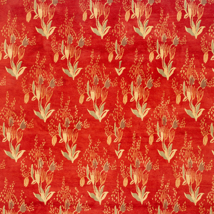 Traditional Wool/Silk Rug - 10'01" x 13'09"