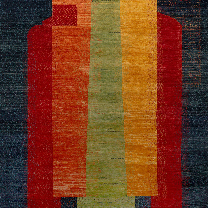 Multi Modern Wool Rug - 10' x 14' Default Title