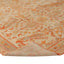 Orange Vintage Traditional Wool Rug - 11'4" x 13'9"