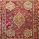 Red Vintage Traditional Wool Rug - 13'7" x 16'9"