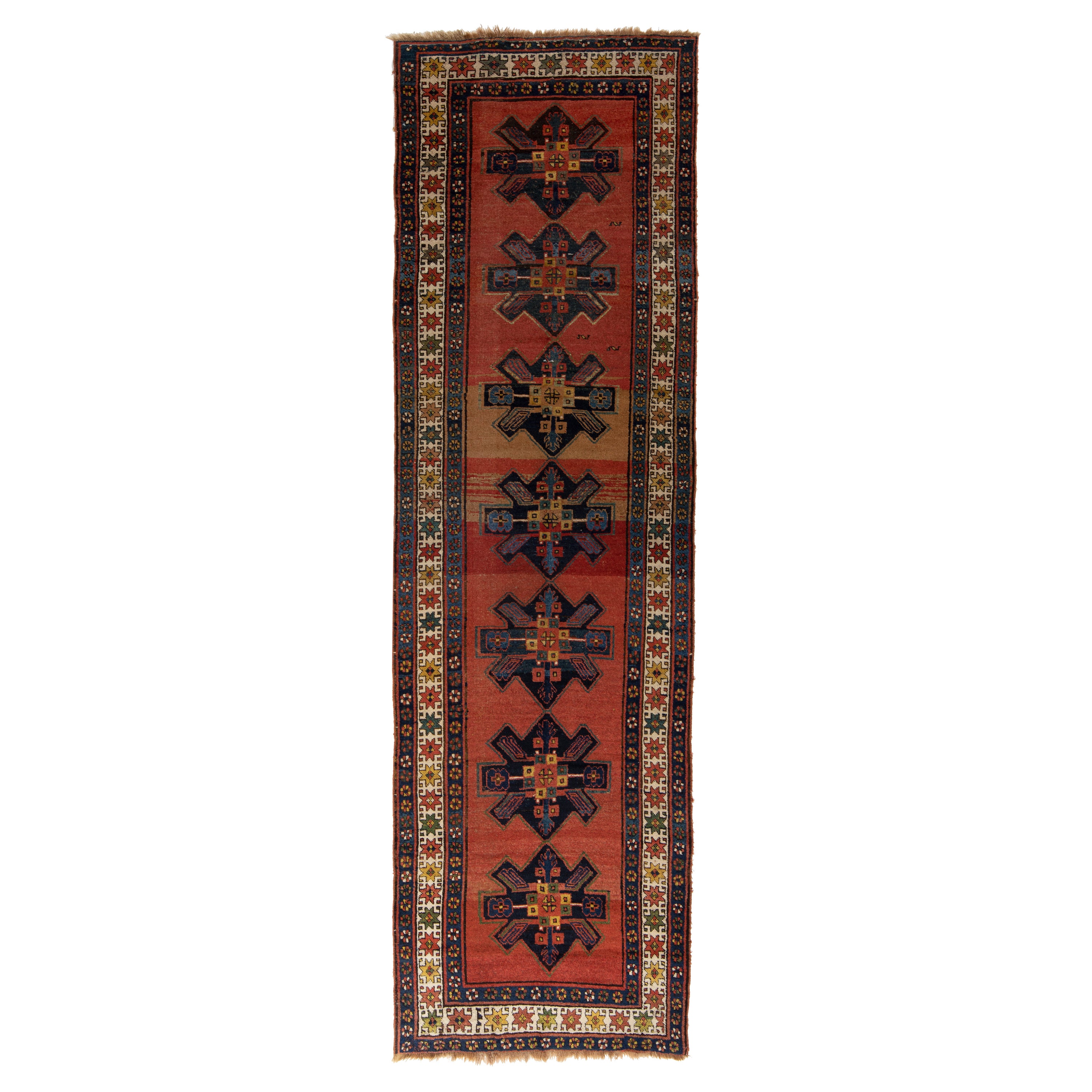 Traditional Wool Rug - 03'07" x 13'07" Default Title