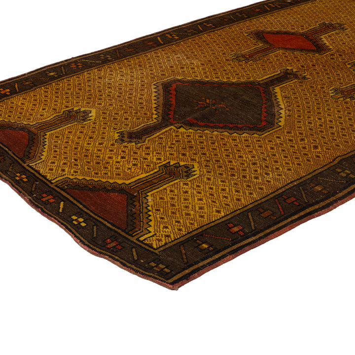 Multi Vintage Traditional Wool Runner - 5'1" x 13'2" Default Title