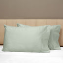 Raffaello Sheets & Pillowcases Pillowcase Pair / Standard / Silver Sage