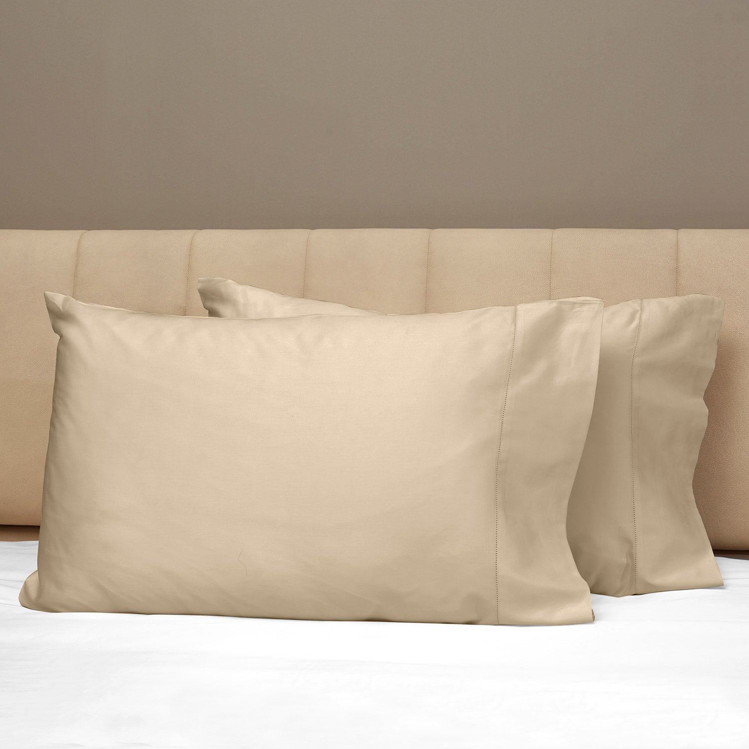 Raffaello Sheets & Pillowcases Pillowcase Pair / Standard / Flax