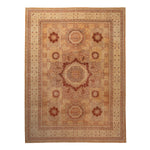 Red Traditional Wool Rug - 12'10" x 17'3"