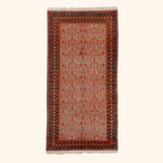 Red Vintage Traditional Wool Rug - 5'9" x 11'6"