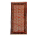 Red Vintage Traditional Wool Rug - 5'9" x 11'6"