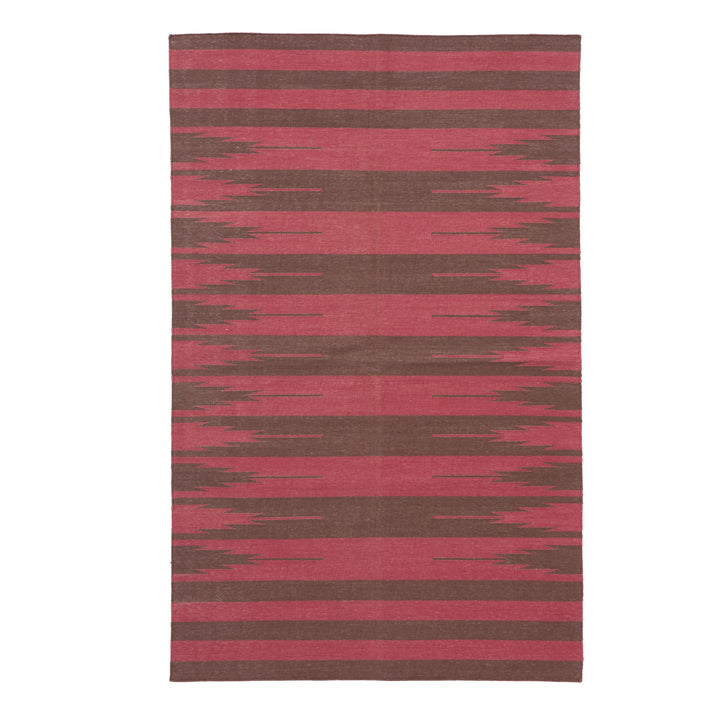 Pink Flatweave Cotton Rug - 3'6" x 5'6"