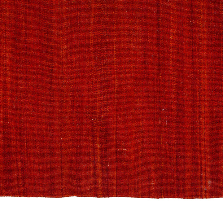 Red Flatweave Wool Rug - 12' x 18'