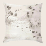 Charcoal Spots Silk Pillow
