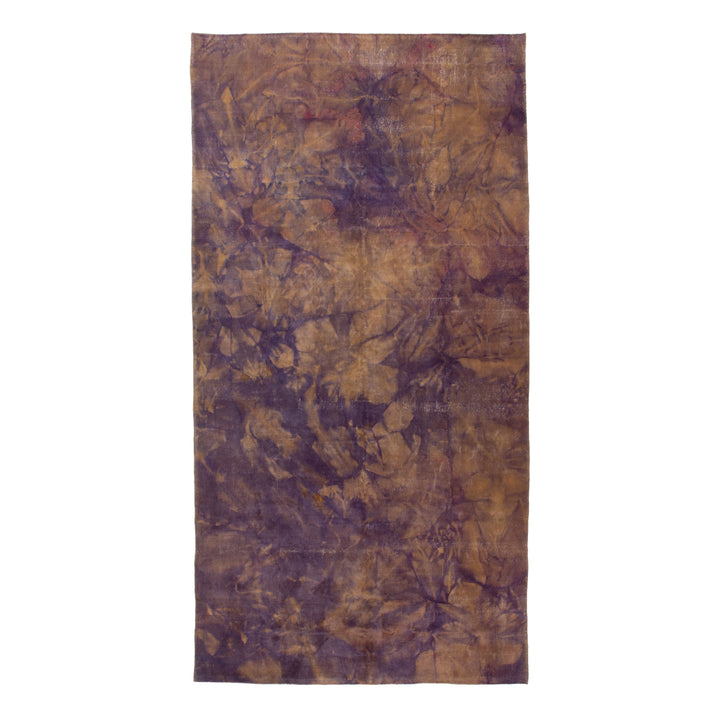 Purple Overdyed Wool Rug - 8'2" x 16'4"