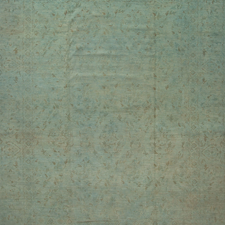 Blue Overdyed Wool Rug - 11'7" x 14'5"