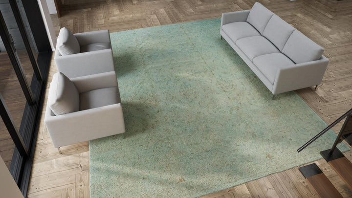 Blue Samsara Wool Rug - 11'7" x 14'5"