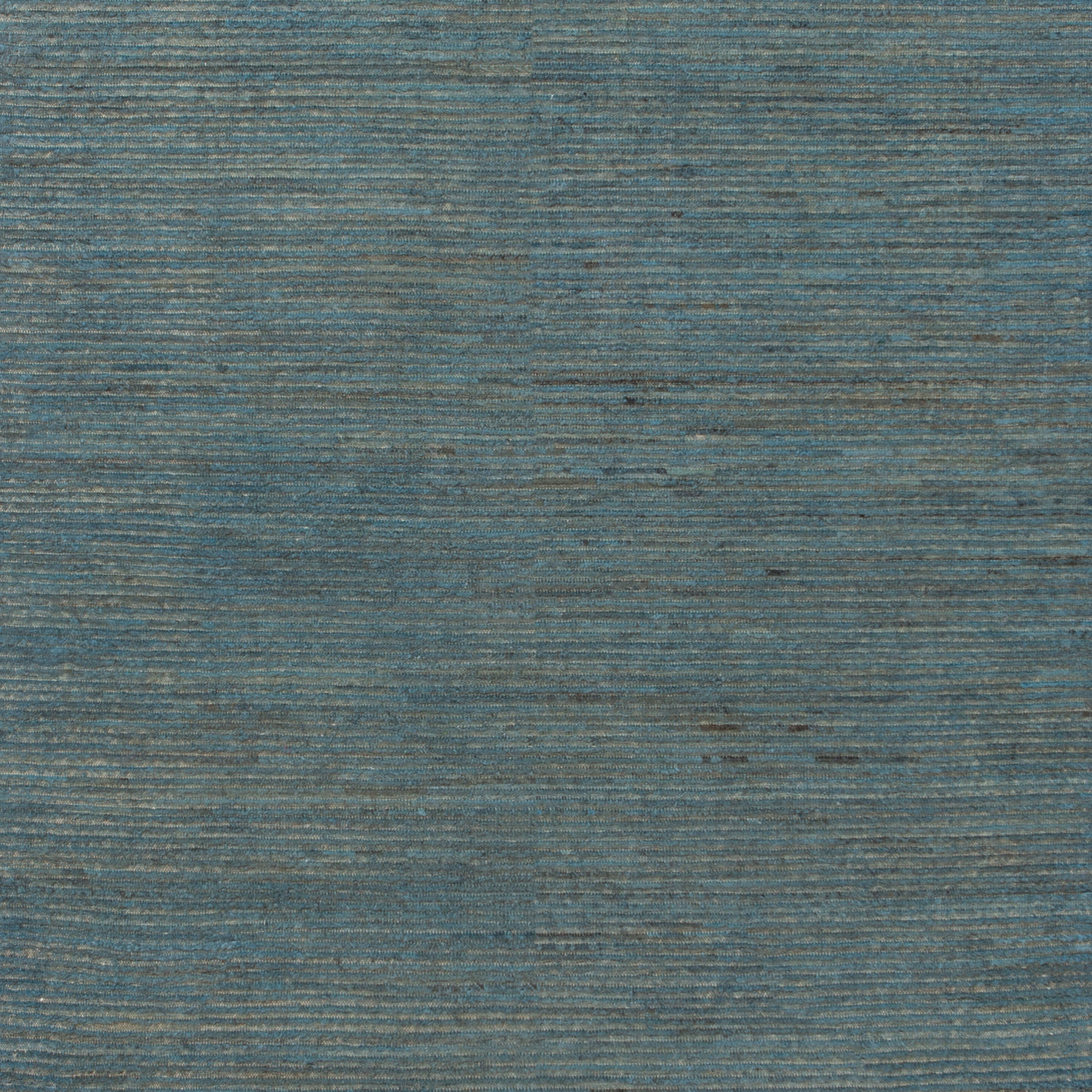 Blue Modern Wool Rug - 5'1" x 11'7"