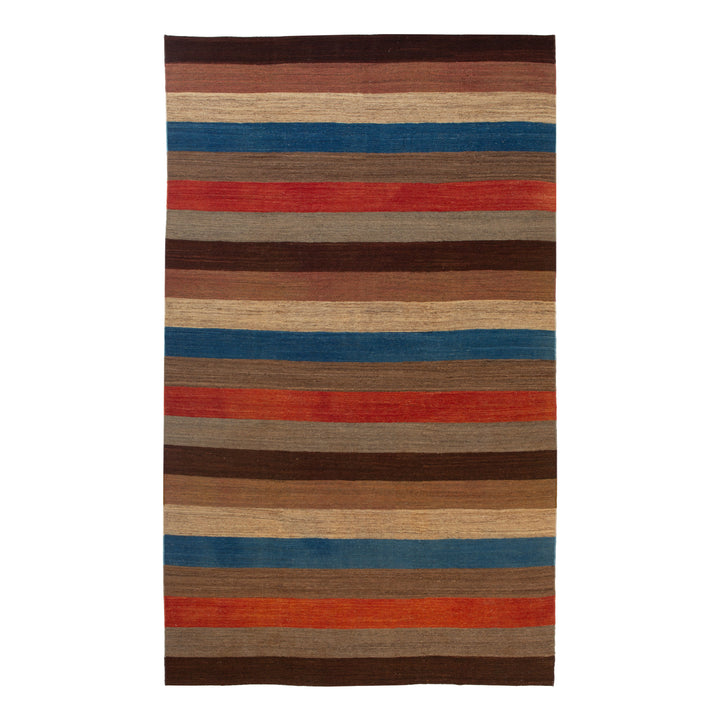 Multi Flatweave Wool Rug - 7'7" x 11'9"