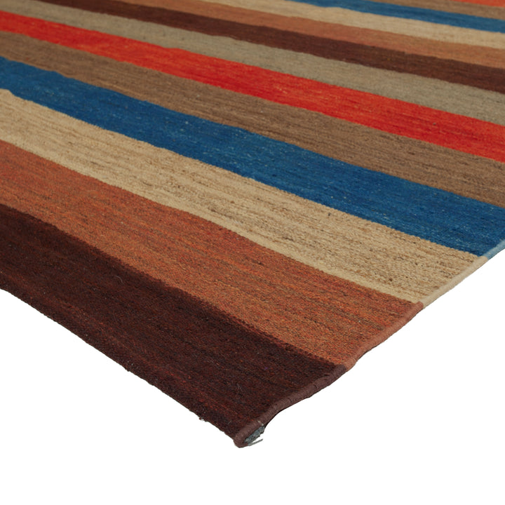 Multi Flatweave Wool Rug - 7'7" x 11'9"
