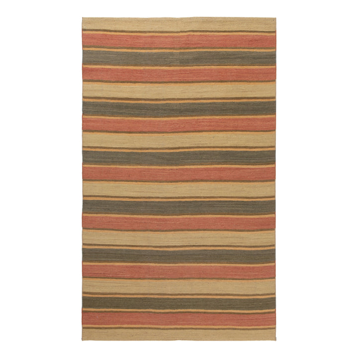 Multi Flatweave Wool Rug - 6' x 10'3"